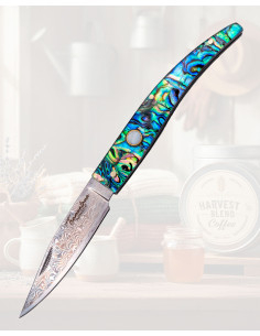 Tramuntana Folding Knife, 67-Layer Damascus Blade with...