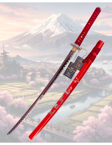 Kuro Kami Fuji No Homura KURENAI Model Katana