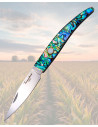 Tramuntana Knives Pointed Knife with Abalone and Acrylic Handle