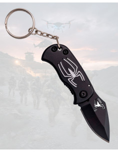 Third Laser-Cut Spider Silhouette Keychain Knife 2
