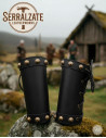 Leather Viking Wristbands with Studs