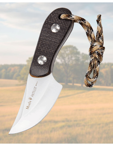 Muela Mouse Knife, Sandvik Steel Blade and Micarta Handle