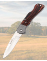 Muela Folding Knife 440C Steel Coral Wood