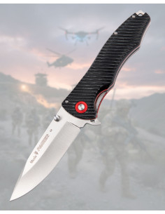 Muela Panzer Knife D2 High Hardness Blade, Micarta Handles