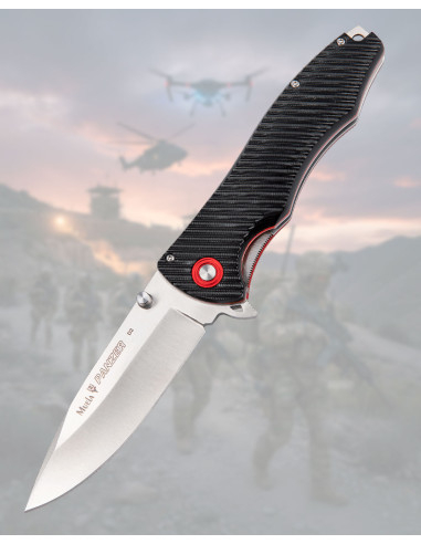 Muela Panzer Knife D2 High Hardness Blade, Micarta Handles