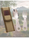 Muela Stainless Steel Camping Cutlery Set with Case
