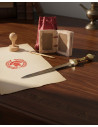 Roman Office Pack composed of wax seal, wax book, and letter opener