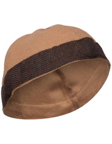 Gilli Model Medieval Wool Hat in Sand Color