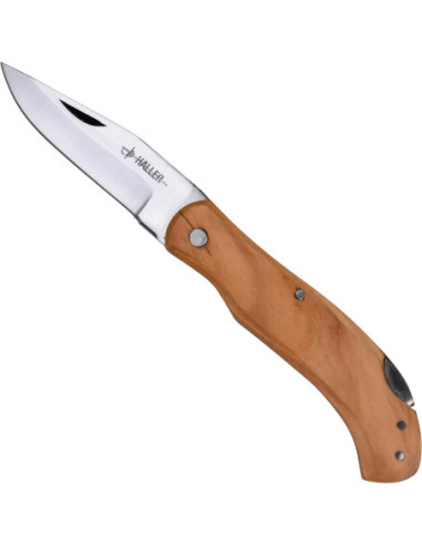 Backlock Folding Knife Walnut Stainless Steel 420