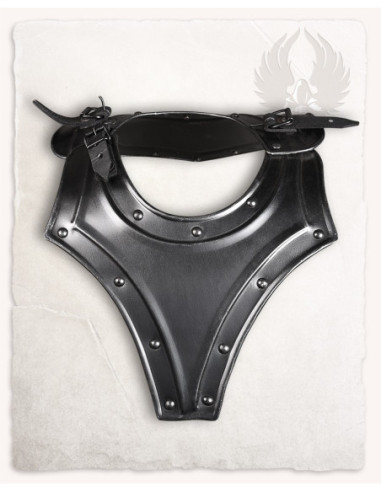 Georg Model Medieval Gorget, Blackened Finish