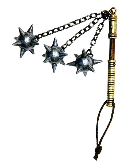 Mini mace 3 heads, medium handle