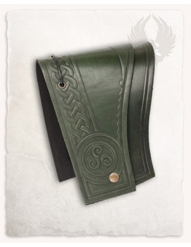 Artemis Deluxe Medieval Shoulder Guards, Green