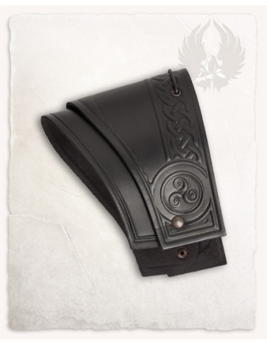 Artemis Deluxe Medieval Pauldrons, Black