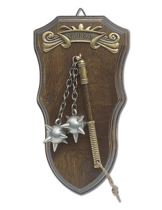 Mini mace 2 heads with board to hang