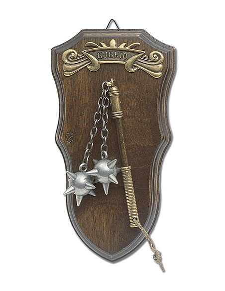 Mini mace 2 heads with board to hang