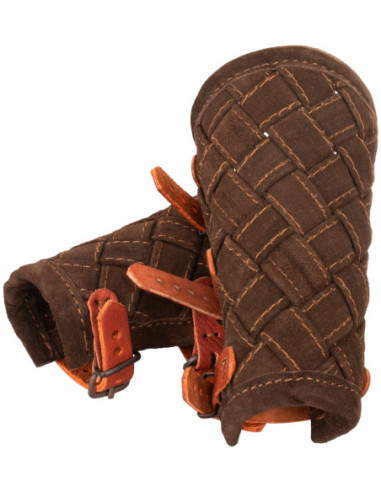 Sigurd Leather Medieval Bracelets, Brown