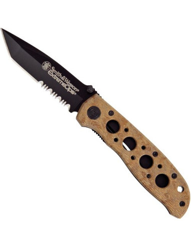 Smith and Wesson Extreme Ops Tanto Desert Tactical Knife