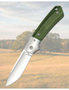 Albainox Piston Knife, Green Stamina Handle