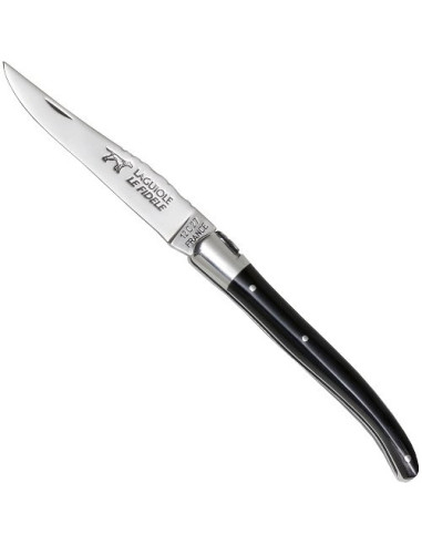 Traditional Laguiole Buffalo Horn Pocketknife, 85 mm blade.