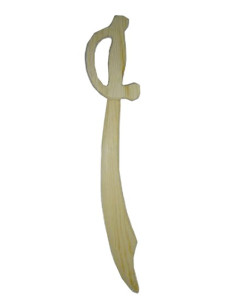Wooden scimitar for children
