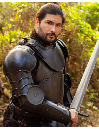 Gustav Model Arm Armor Protector, Blackened Finish