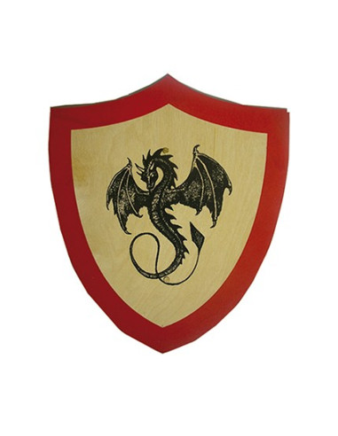 Black dragon shield for children