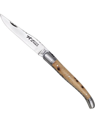 Laguiole Traditional Forged Knife with Juniper Wood