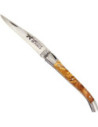 Classic Laguiole Knife Olive Wood Stainless Steel 12C27