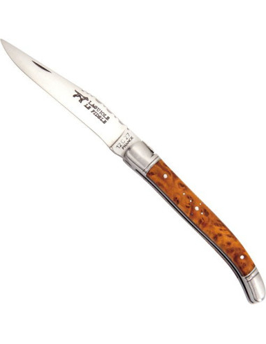 Traditional French Tuya Wood Laguiole Knife