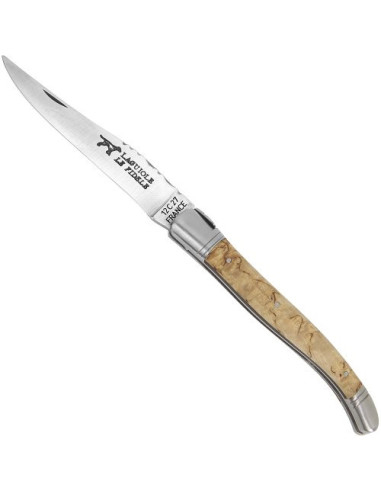 French Classic Wooden Beech Laguiole Knife