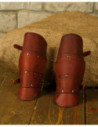 Medieval Leather Arm Bracers in Brown, Albrecht Model