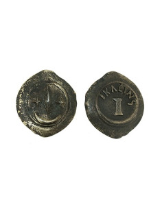 Semisse coin (6 cms.)