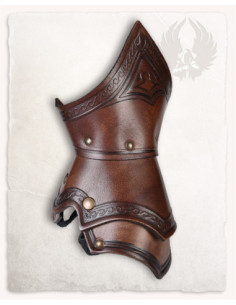 Brown Leather Medieval Gloves, Sulla Model 2