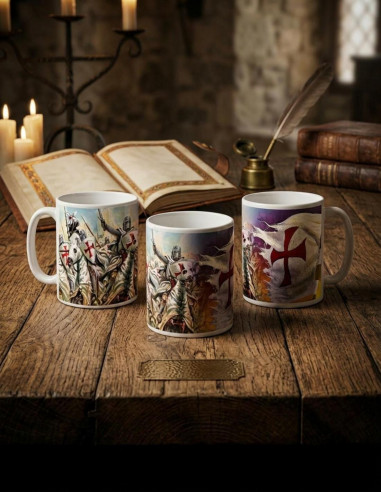Ceramic Mug Templar Warriors