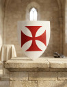 Functional Templar shield, 50x60 cms.