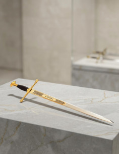 Golden Carlos V sword, stainless steel 2