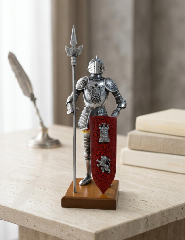 Miniature medieval knight armor Eagle, 24 cms.