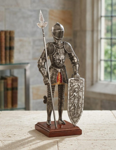 Miniature medieval knight armor Dragon, 42 cms.