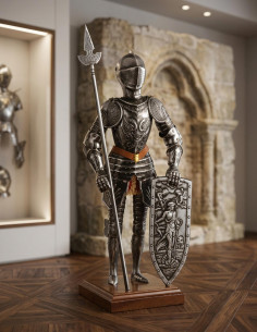 Miniature medieval knight armor Eagle, 42 cms.