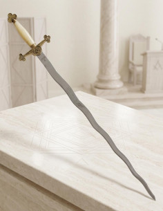 Ceremonial sword Masonic Lodge flamboyant with brass...