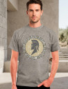 Gray Spartan T-shirt, short sleeve