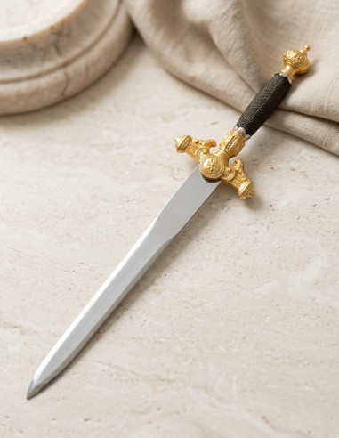 Medieval dagger from Toledo León model, cord handle