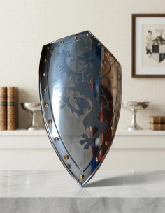 shield with rampant lion