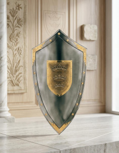 Shield with three crowns in the center