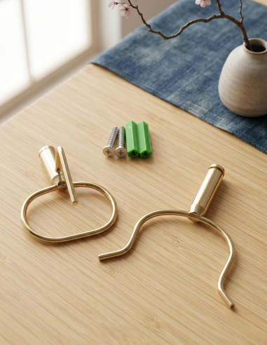 Brackets for hanging katana