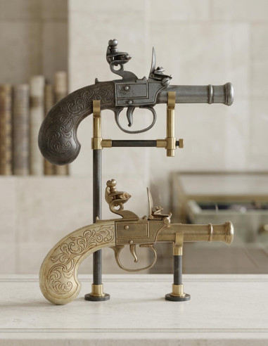 English pistol made by Bunney, 18th century