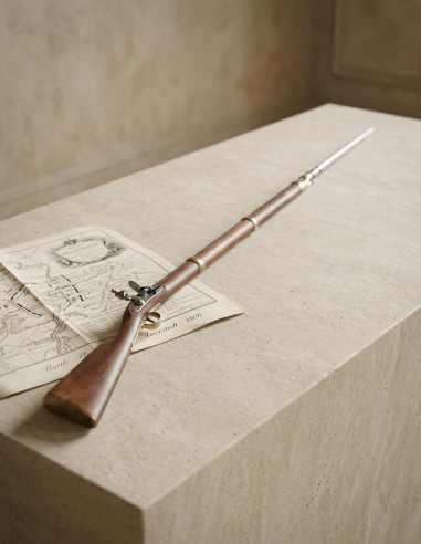 French rifle with bayonet, Napoleonic period, 1806
