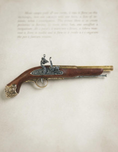 Percussion pistol, 18th century 2
