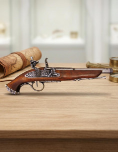 Pirate percussion pistol, 18th century