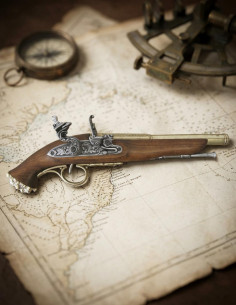 Pirate percussion pistol, 18th century 2